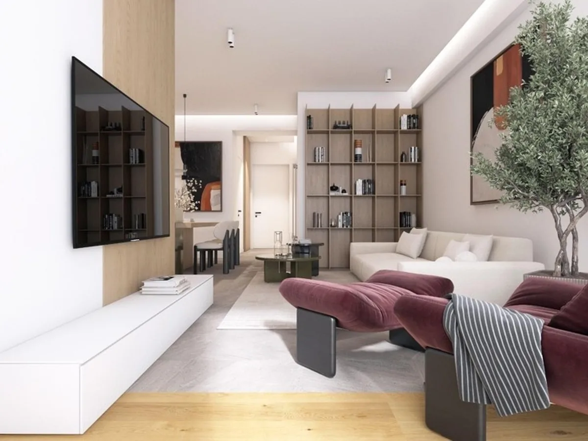 1-Bedroom, 60 m²